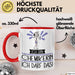 Geschenk für Chemikerin Tasse Lustige Geschenkidee Geburtstag Ich Bin Chemikerin Ich Darf Das Rot Trendation