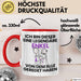 Enkel Geschenk Tasse Lustige Geschenkidee Geburtstag für Enkel Ich Bin Dieser Legendäre Enkel Von Dem Alle Geredet Haben Kaffee-Becher Rot Trendation