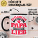 Papa Geburtstag Geschenkidee Tasse Alles Gute Zum Geburtstag Papa Ich Hab Dich Lieb Becher Schwarz Trendation