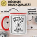 Physiklehrer Unterricht Tasse Geschenk Lustige Geschenkidee Spruch Sei Wie Ein Proton Bleib Positiv Rot Trendation