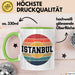 Istanbul Türkei Tasse Geschenk Lustige Geschenkidee Spruch Grün Trendation