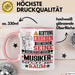 Musiker Geschenk Tasse Lustiger Spruch Erheben Sie Sich Der Musiker Betritt den Raum Rosa Trendation