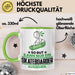 Skateboarder Geschenk Tasse So Gut Kann Nur Ein Skateboarder Aussehen Geschenkidee Kaffee-Becher Grün Trendation