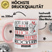 Rockerin Geschenk Becher Tasse Gott Schuf Alle Menschen Gleich Nur Die Besten Durfeten Rockerin Werden Geschenkidee Lustig Rosa Trendation