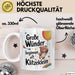 Baby Geburt Neue Eltern Tasse Geschenk Lustige Geschenkidee Spruch Große Wunder Beginnen Oft Klitzeklein Weiß Trendation