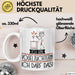 Geschenk für Vogelzüchterin Tasse Lustige Geschenkidee Geburtstag Ich Bin Vogelzüchterin Ich Darf Das Weiß Trendation