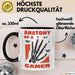 Gamer Geschenk Tasse Anatomy Of A Gamer Zocker Lustige Geschenkidee Schwarz Trendation