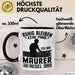 Maurer Tasse Geschenk Ruhig Bleiben Ich Bin Maurer Und Regel Das Geschenkidee Trendation
