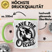 Wal Tier Tasse Geschenk Lustige Geschenkidee Spruch Rettet die Orcas Grün Trendation