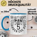 Hölzerne Hochzeit Tasse Geschenk Ehemann Ehefrau Partner So Gut Sieht Man Nach 5 Jahren Ehe Aus Blau Trendation