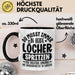 Humor Tasse Geschenk Mit Spruch Du Musst Immer In Beide Löcher Spritzen Kaffee-Becher Trendation
