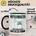 Reptilienhalter Tasse Geschenk für Reptilienhalter Der Mann Der Alles Kann Geschenkidee zum Geburtstag Schwarz Trendation