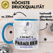 Paraglider Geschenk Tasse So Gut Kann Nur Ein Paraglider Aussehen Geschenkidee Kaffee-Becher Blau Trendation