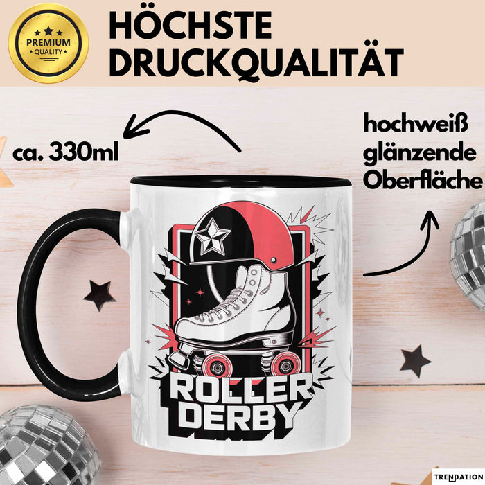 Roller Derby Spieler Tasse Geschenk Lustige Geschenkidee Spruch Für Derby Fans Trendation