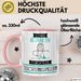 Tischtennisspielerin Tasse Geschenk Becher Stark Attraktiv Furchtlos Tischtennisspielerin Lustige Geschenkidee Rosa Trendation