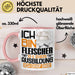 Fleischer Ausbildung Tasse Geschenk Ich Bin Fleischer In Der Ausbildung Ich Darf Das Geschenkidee Spruch Rosa Trendation