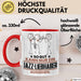 Jazz-Liebhaber Geschenk Tasse So Gut Kann Nur Ein Jazz-Liebhaber Aussehen Geschenkidee Kaffee-Becher Rot Trendation