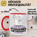 Pferderennen-Enthusiast Geschenk Tasse So Gut Kann Nur Ein Pferderennen-Enthusiast Aussehen Geschenkidee Kaffee-Becher Rot Trendation