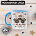 Mops Besitzer Tasse Geschenk Lustiger Spruch Geschenkidee Was Ist Besser Als Ein Mops Blau Trendation