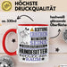 Hundesitter Geschenk Tasse Lustiger Spruch Erheben Sie Sich Der Hundesitter Betritt den Raum Rot Trendation