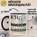 Dachdeckerin Ausbildung Start Geschenk Tasse Ich Bin Dachdeckerin In Der Ausbildung Ich Darf Das Kaffee-Becher Geschenkidee Schwarz Trendation