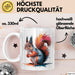 Eichhörnchen Tierliebhaber Tasse Geschenk Lustige Geschenkidee Spruch Weiß Trendation