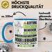 Vogelliebhaber Geschenk Tasse Lustiger Spruch Erheben Sie Sich Der Vogelliebhaber Betritt den Raum Blau Trendation