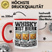 Whisky Liebhaber Tasse Geschenk Whisky Ist Bier Mit Destillations Hintergrund Rot Trendation