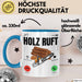 Holzarbeiter Schreiner Tischler Geschenk Tasse Holz Ruft An Holzarbeit Waldarbeiter Kaffee-Becher Blau Trendation