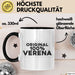 Verena Tasse Original 100% Verena Geschenk Schwarz Trendation