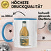 Kombucha Trinker Tasse Geschenkidee Darmgesundheit Liebhaber Blau Trendation