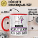 Geschenk für Künstlerin Tasse Lustige Geschenkidee Geburtstag Ich Bin Künstlerin Ich Darf Das Rot Trendation