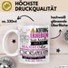 Chorsängerin Tasse Geschenk Lustiger Spruch Bitte Erheben Sie Sich Seine Majestät Die Chorsängerin Betritt Den Raum Weiß Trendation