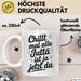 Jutta Tasse Geschenk Chillt Mal Alle Jutta Ist Ja Jetzt Da Geschenkidee Becher mit Name Weiß Trendation