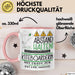 Kiteboarderin Tasse Geschenk Lustig Abstand Halten Hochleistungs-Kiteboarderin Mit Drang Zur Perfektion Bei Der Arbeit Rosa Trendation