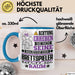 Brettspieler Geschenk Tasse Lustiger Spruch Erheben Sie Sich Der Brettspieler Betritt den Raum Blau Trendation