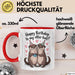 Romantisches Paar Geburtstagsfeier Tasse Geschenk Lustige Geschenkidee Spruch Alles Gute Zum Geburtstag Für Meine Otter Hälfte Rot Trendation