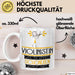 Violinistin Weil Es Keinen Schöneren Beruf Gibt Tasse Geschenk für Eine Violinistin Lustig Weiß Trendation
