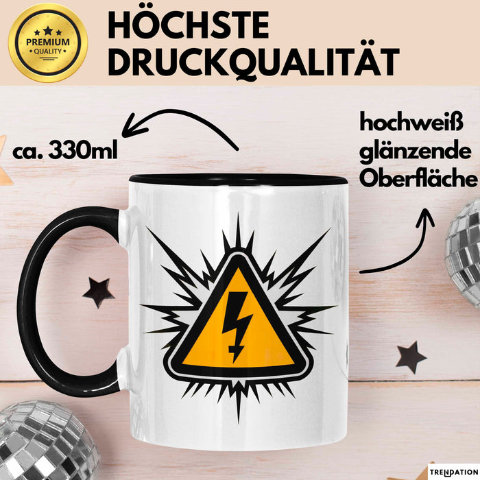 Elektriker Tasse Geschenkidee Elektrotechniker Lustig Geschenkidee Lustig Trendation