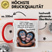 Papa Vater Geburtstagsfeier Tasse Geschenk Lustige Geschenkidee Spruch Ich Lächle Weil Du Mein Papa Bist Rot Trendation