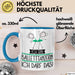 Geschenk für Balletttänzerin Tasse Lustige Geschenkidee Geburtstag Ich Bin Balletttänzerin Ich Darf Das Blau Trendation