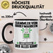 SammlervonBriefmarken Tasse Geschenk für SammlervonBriefmarken Der Mann Der Alles Kann Geschenkidee zum Geburtstag Schwarz Trendation