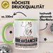 Breakdancer Geschenk Tasse Ich Bin Breakdancer Aber Sag Doch Einfach Superheld Lustige Geschenkdiee für Breakdancer Kaffee-Becher Grün Trendation