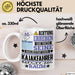 Kajakfahrer Geschenk Tasse Lustiger Spruch Erheben Sie Sich Der Kajakfahrer Betritt den Raum Weiß Trendation