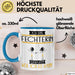 Fechterin Tasse Geschenk Ich Bin Fechterin Warum Weil Ich Es Kann Geschenkidee Geburtstag Blau Trendation