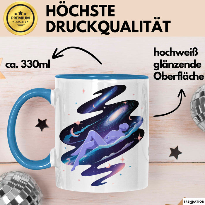 Klarträumer Tasse Geschenkidee für Traum Entdecker Blau Trendation