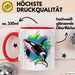 Wal Tier Tasse Geschenk Lustige Geschenkidee Spruch Rot Trendation