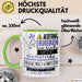 Taekwondo-Kämpferin Tasse Geschenk Lustiger Spruch Bitte Erheben Sie Sich Seine Majestät Die Taekwondo-Kämpferin Betritt Den Raum Grün Trendation