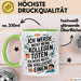 Bürokollege Tasse Geschenkidee Ich Töte Meine Kollegen Nicht Grün Trendation
