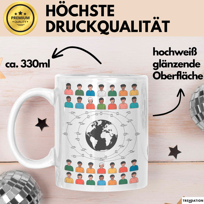 Soziologe Tasse Geschenk Lustige Geschenkidee Spruch Für Gesellschafts Denker Weiß Trendation